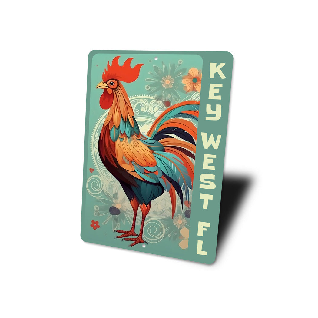 Key West Rooster Sign