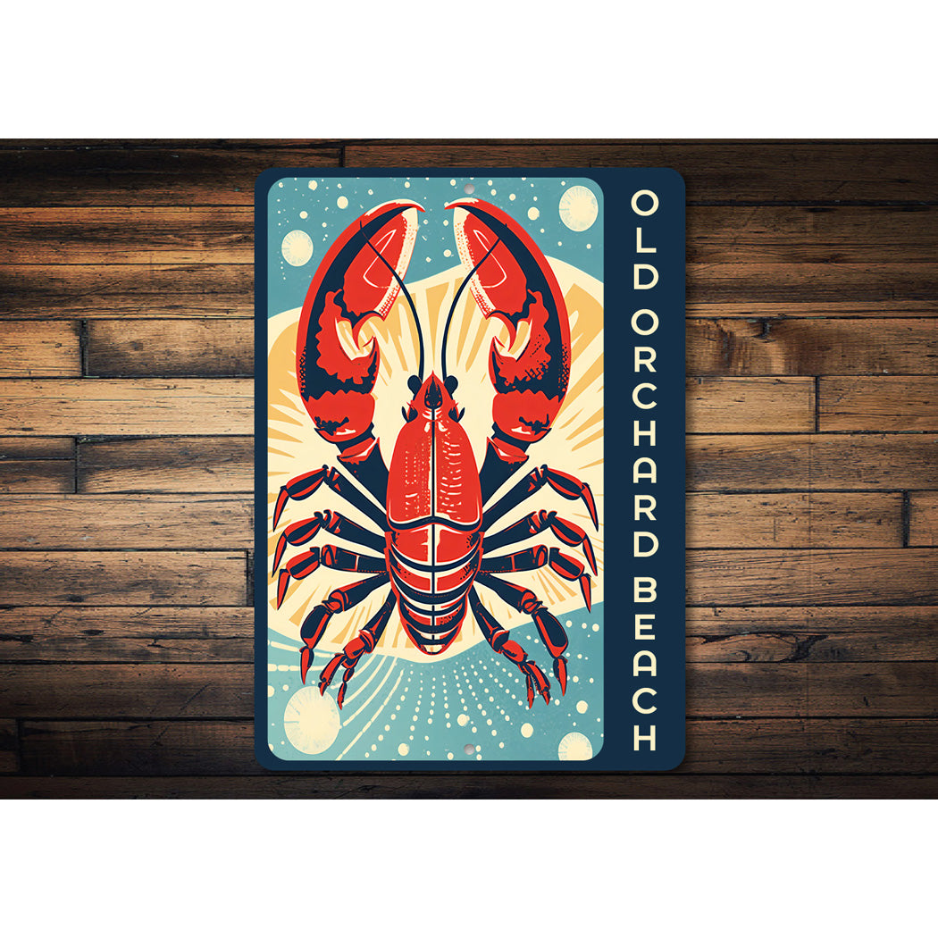 Old Orchard Beach Lobster Sign