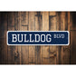 Bulldog Boulevard Butler University Sign