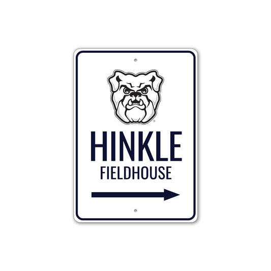 Hinkle Fieldhouse Butler Bulldogs Arena Arrow Sign