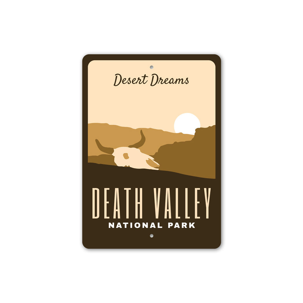 Death Valley National Park Desert Dreams Sign