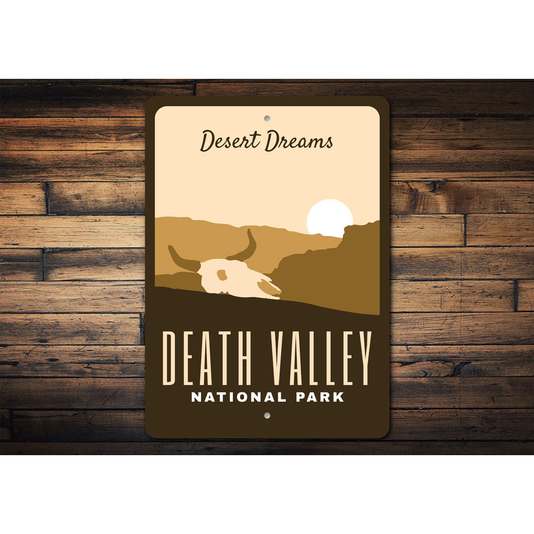 Death Valley National Park Desert Dreams Sign