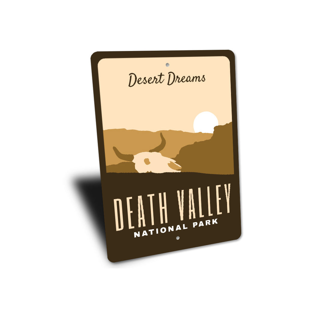 Death Valley National Park Desert Dreams Sign