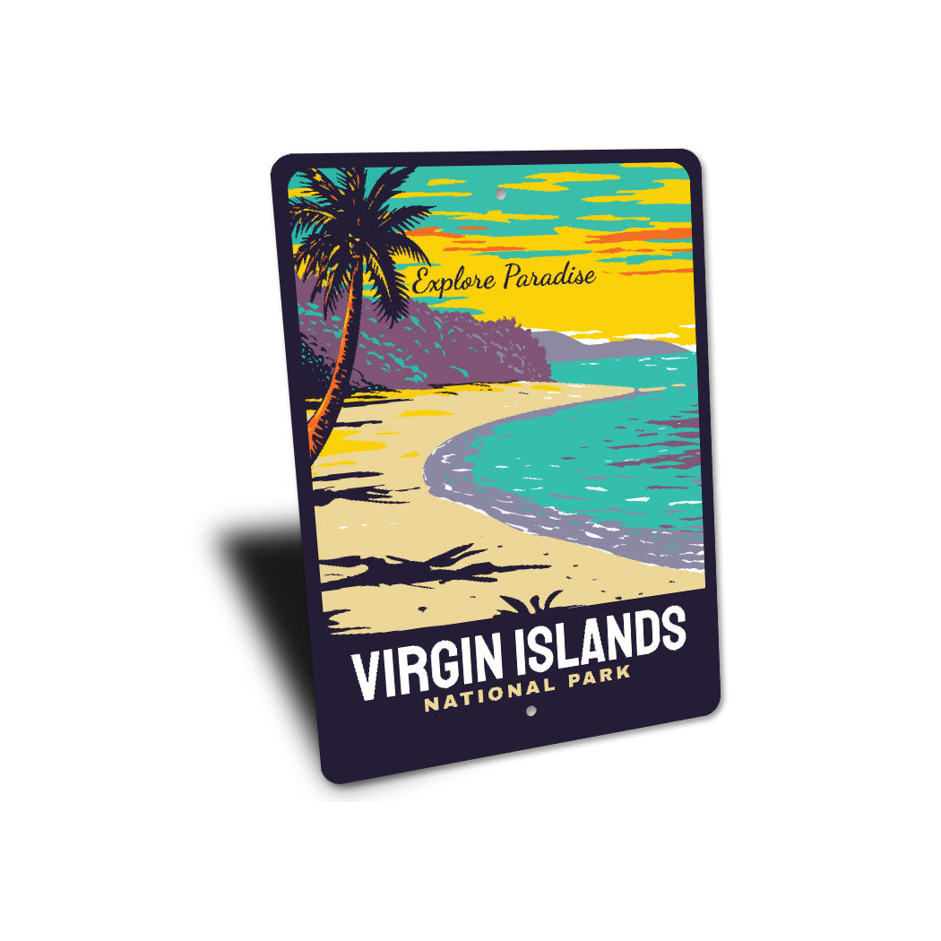 Virgin Islands National Park Explore Paradise Signs