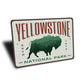 Yellowstone National Park ESTD 1872 Sign