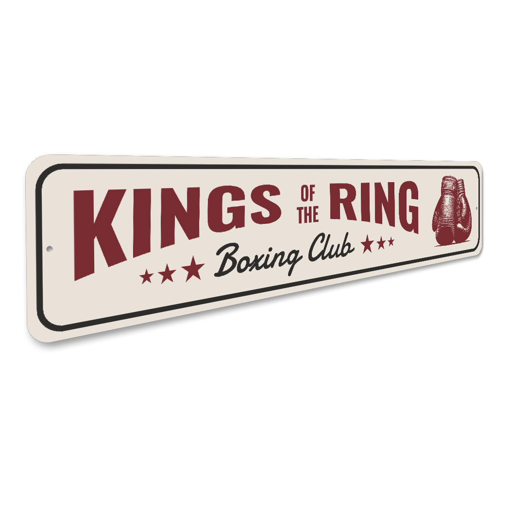 Kings Of The Ring Boxing Club Sign