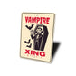 Vampire Coffin Xing Halloween Sign