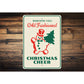 Wishing You Christmas Cheer Snowman Sign