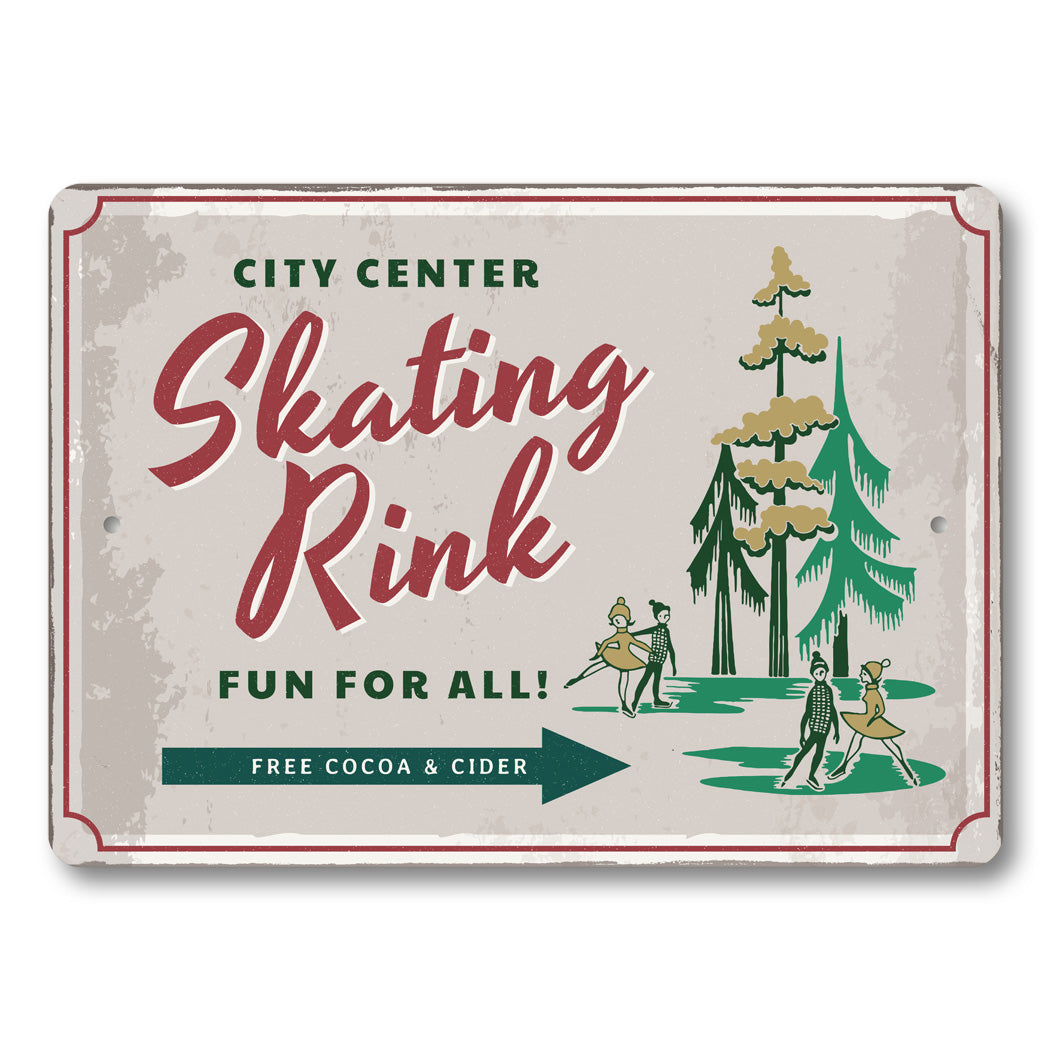 City Center Skating Rink Sign