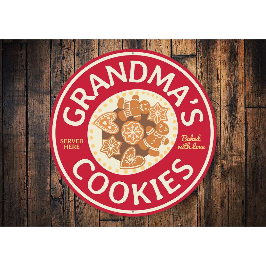 Grandma's Cookies Holiday Sign