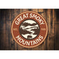 Great Smoky Mountains National Park Round Sign