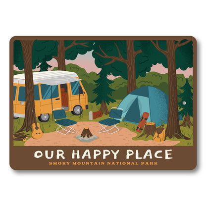 Our Happy Place Smoky Mountain National Park Sign