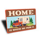 Home Is Where We Park It Truck Camper Sign