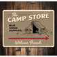 The Camp Store Bait Ammo Supplies Sign