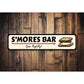 S'mores Bar Open Nightly Sign