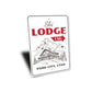 Ski Lodge 1 Mile Park City Utah Sign