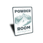 Powder Room Remove Ski Boots Here Ski Sign