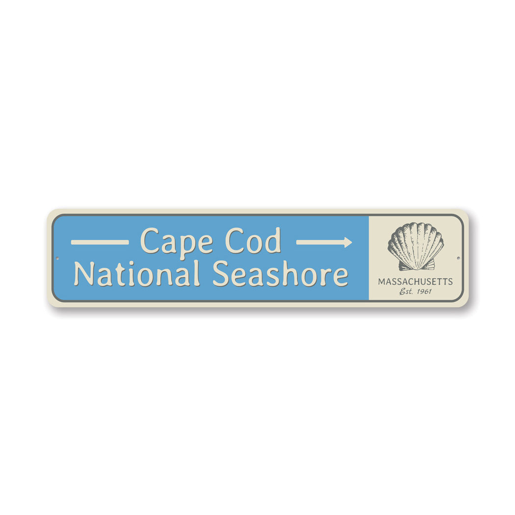 Cape Cod National Seashore Established Sign