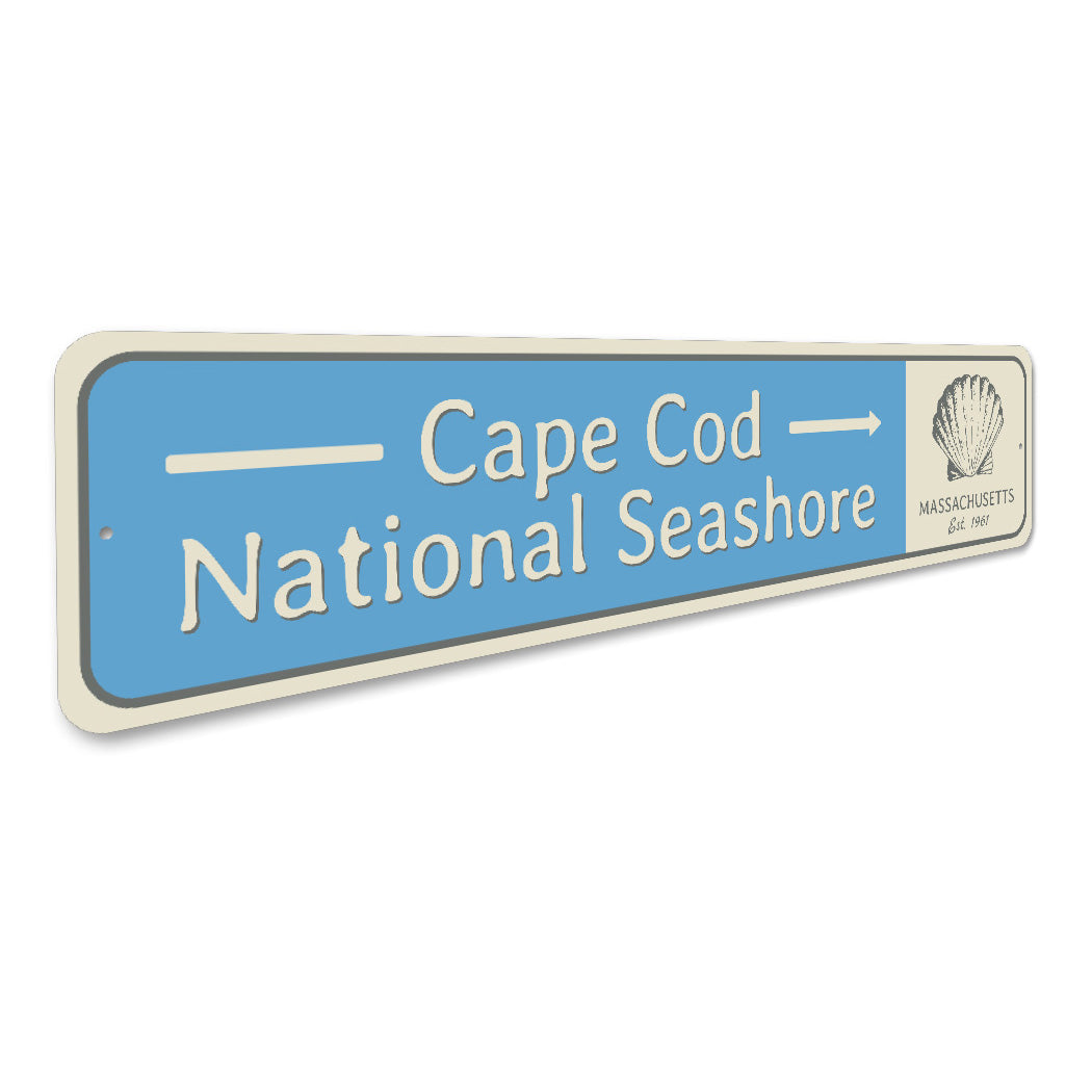 Cape Cod National Seashore Established Sign