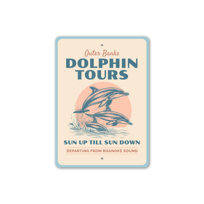 Outer Banks Dolphin Tours Roanoke Sound Sign