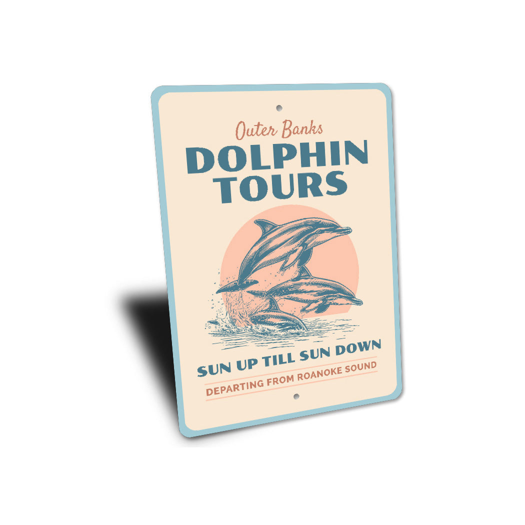 Outer Banks Dolphin Tours Roanoke Sound Sign