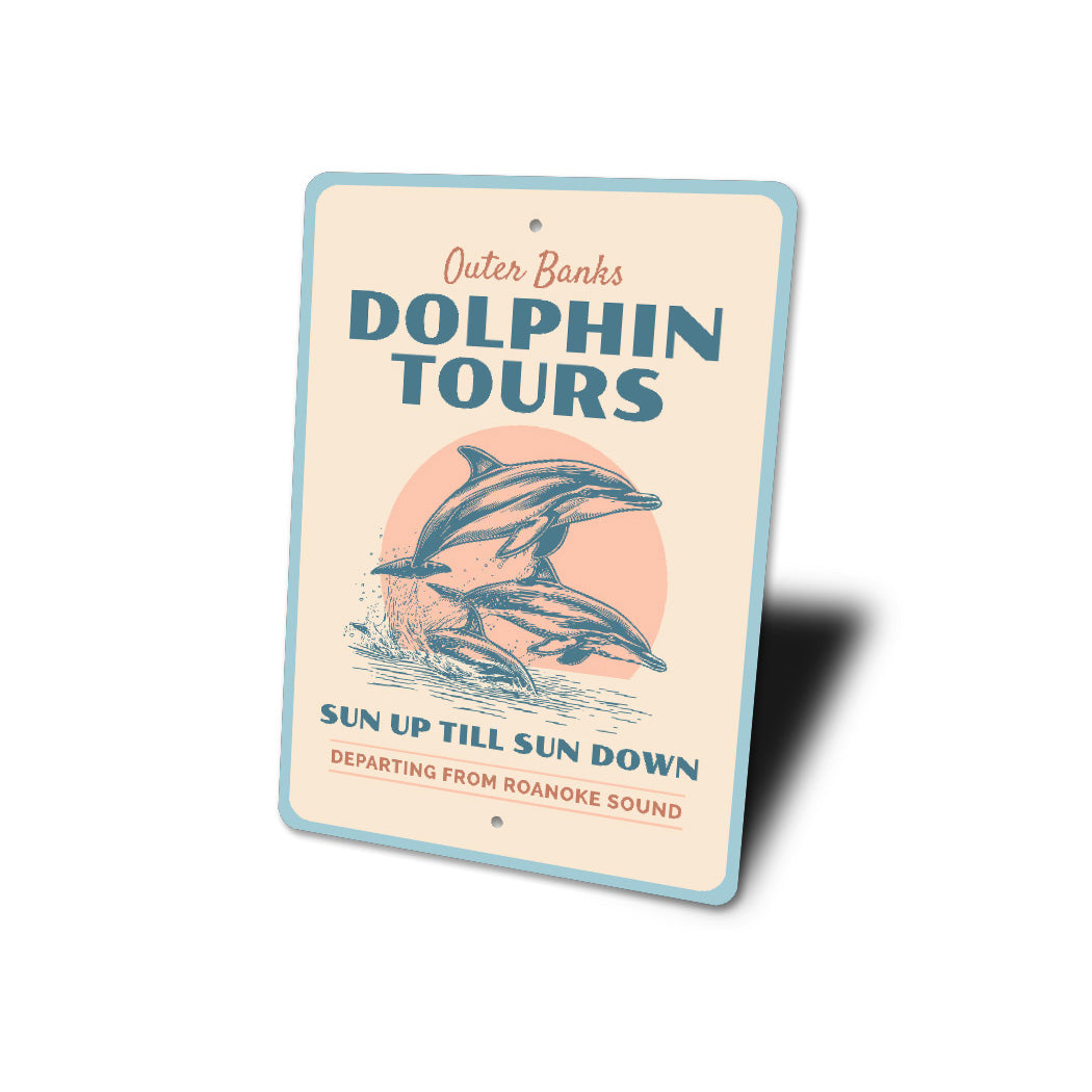 Outer Banks Dolphin Tours Roanoke Sound Sign