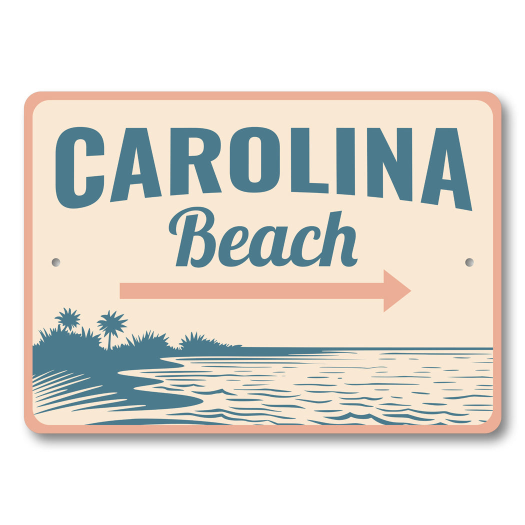 Carolina Beach Arrow Summer Sign