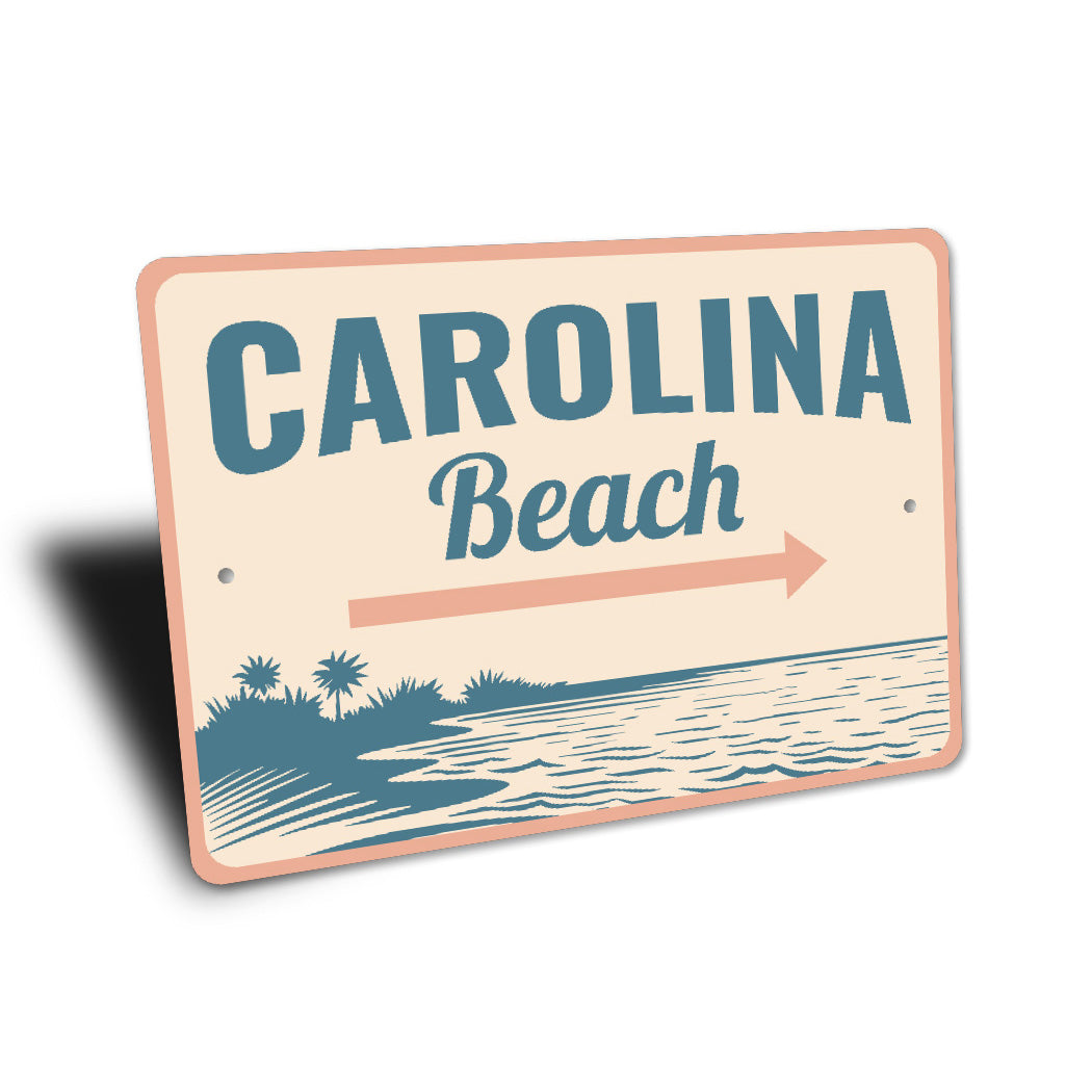 Carolina Beach Arrow Summer Sign