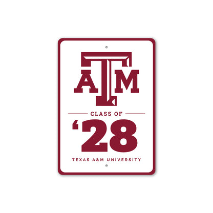 Texas A & M University Class Of Sign