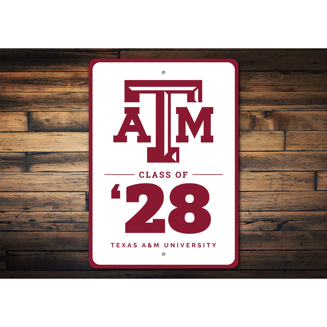 Texas A & M University Class Of Sign