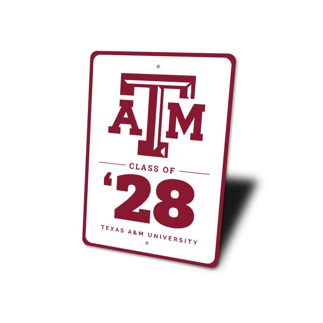 Texas A & M University Class Of Sign