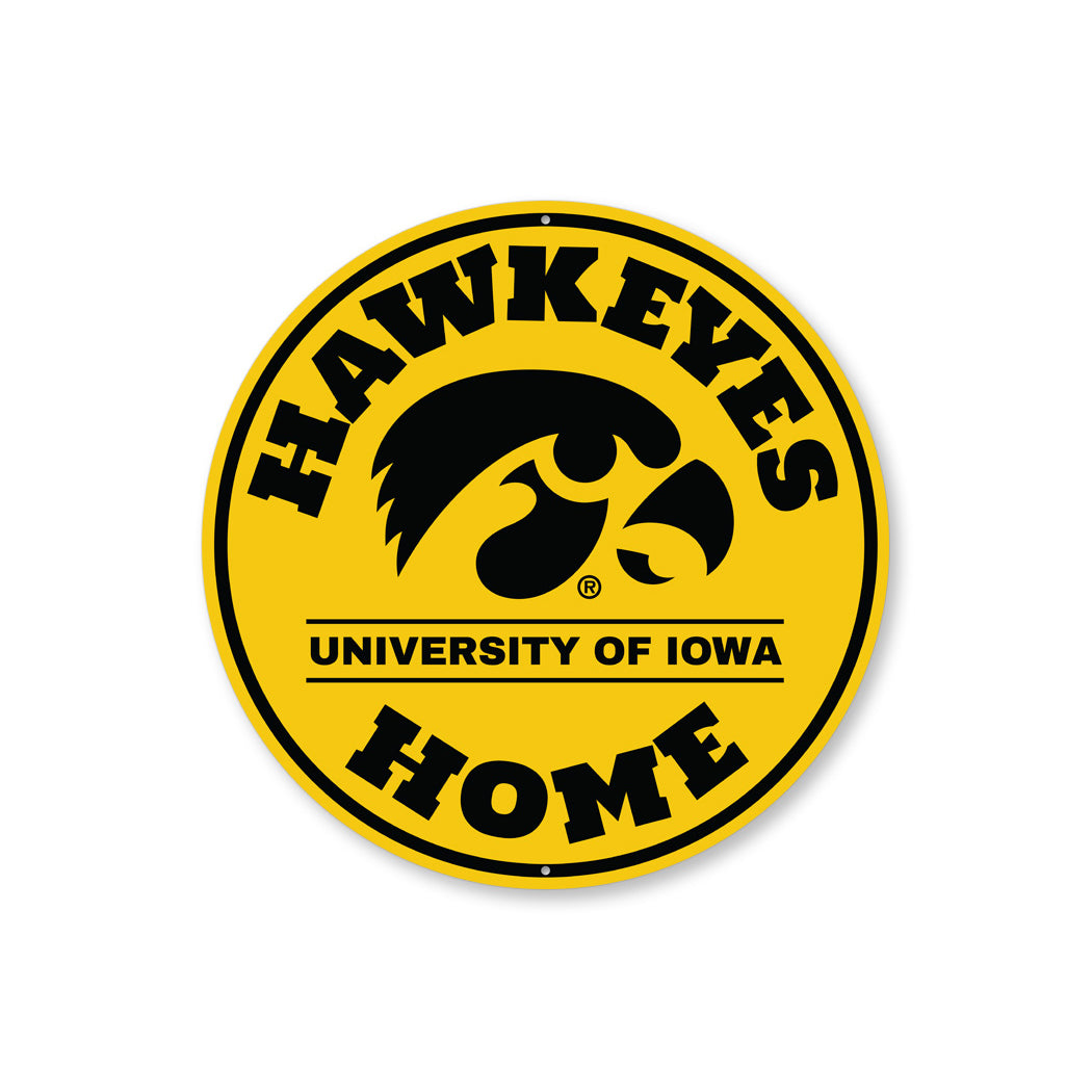 University Of Iowa Hawkeyes Home Sign