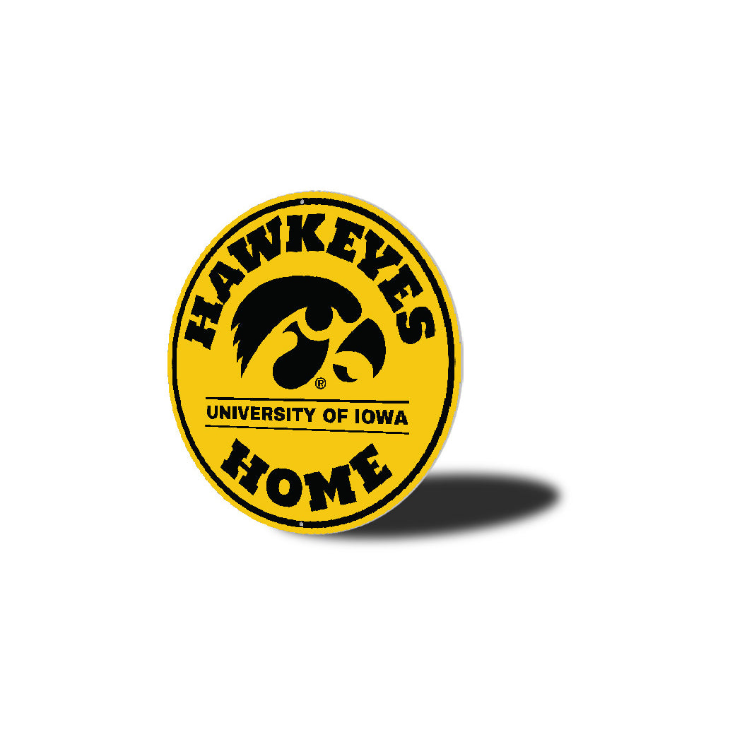 University Of Iowa Hawkeyes Home Sign