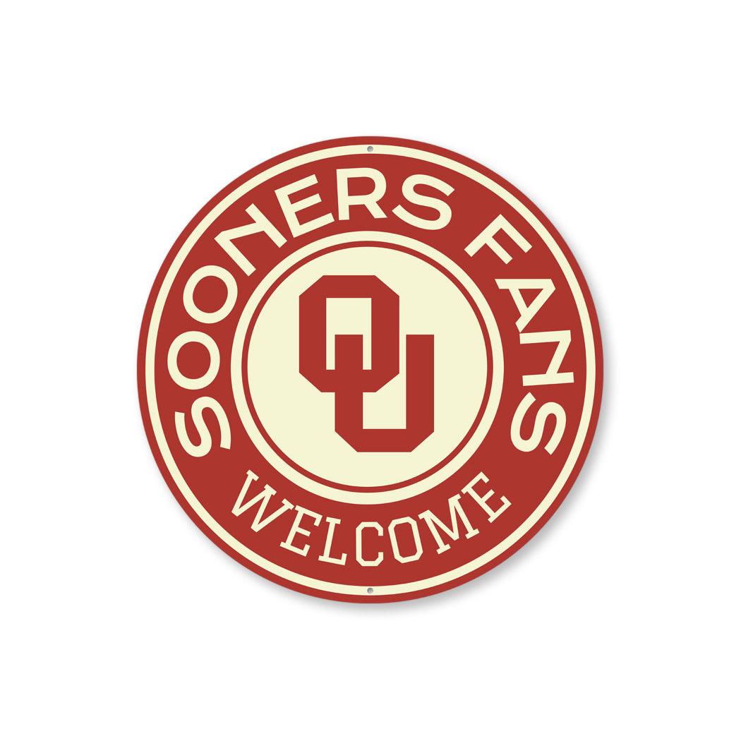 Welcome University of Oklahoma Sooners Fans Sign