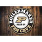 Purdue University Boilermaker Fan Cave Boiler Up Sign