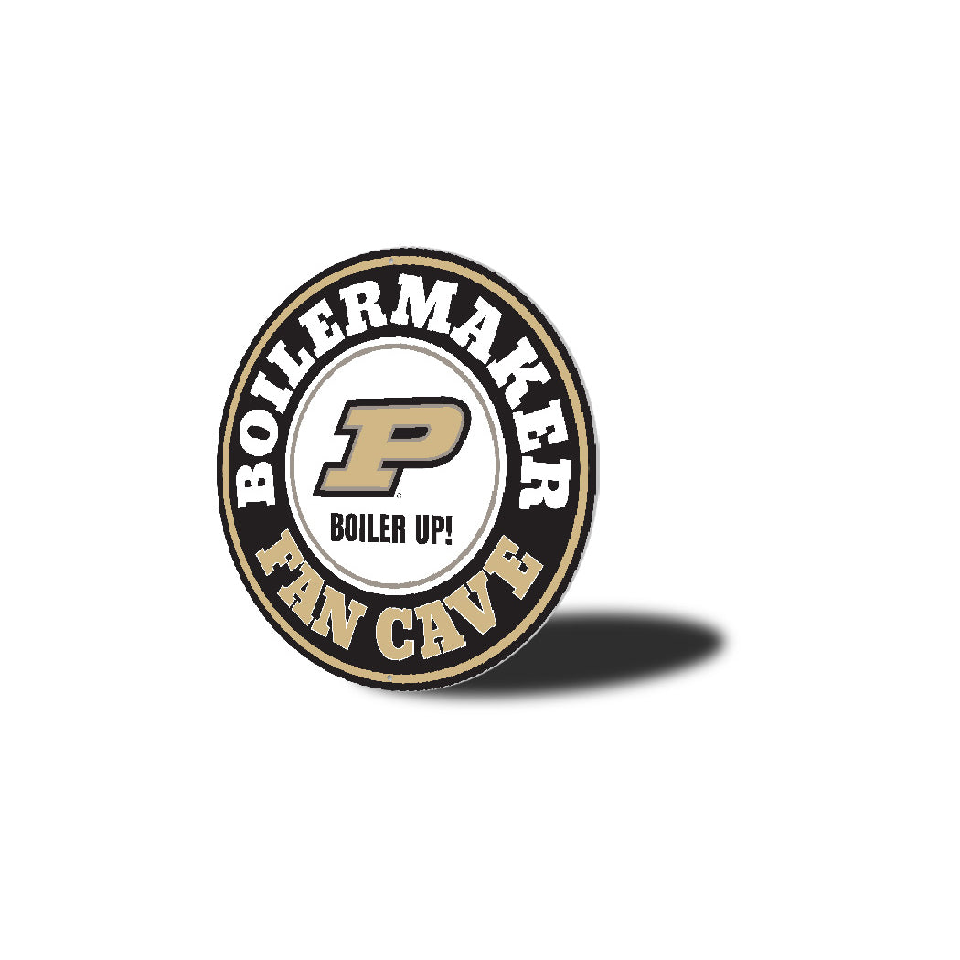 Purdue University Boilermaker Fan Cave Boiler Up Sign