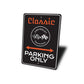 Classic Chevrolet Corvette Parking Only Decor Sign