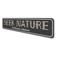 Custom Lakehouse Sign Seek Nature