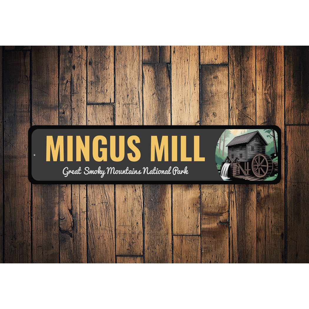 Mingus Mill Great Smoky Mountains National Park Sign