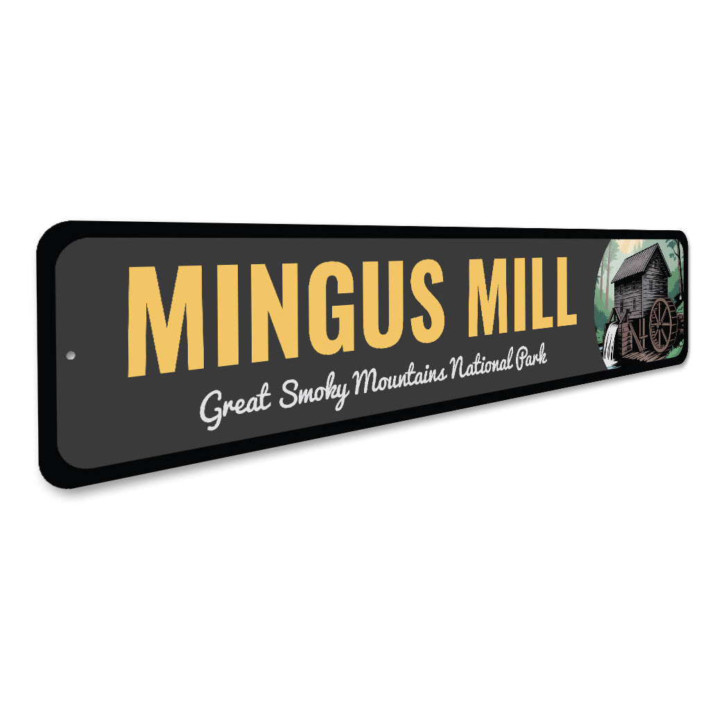 Mingus Mill Great Smoky Mountains National Park Sign