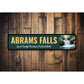 Abrams Falls Great Smoky Mountains National Park Sign