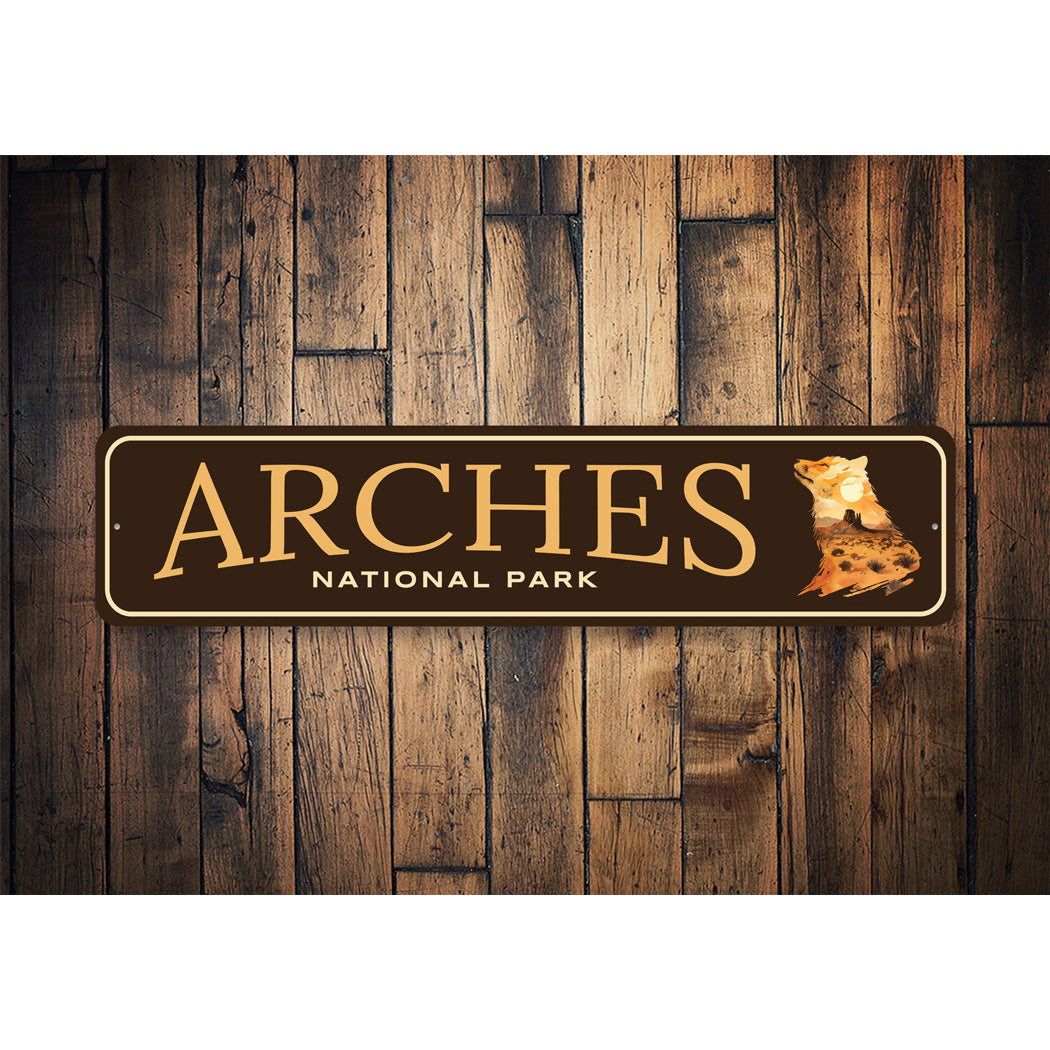 Arches National Park Utah Sign