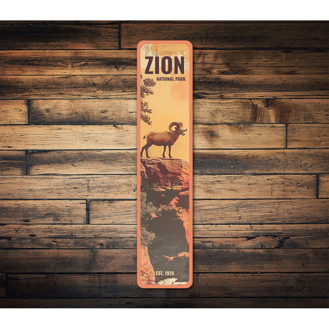 Zion National Park Utah Sign