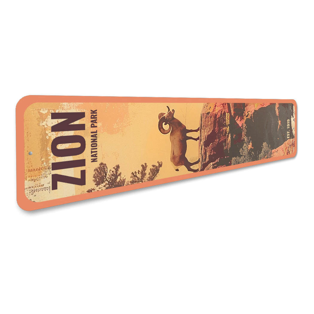 Zion National Park Utah Sign