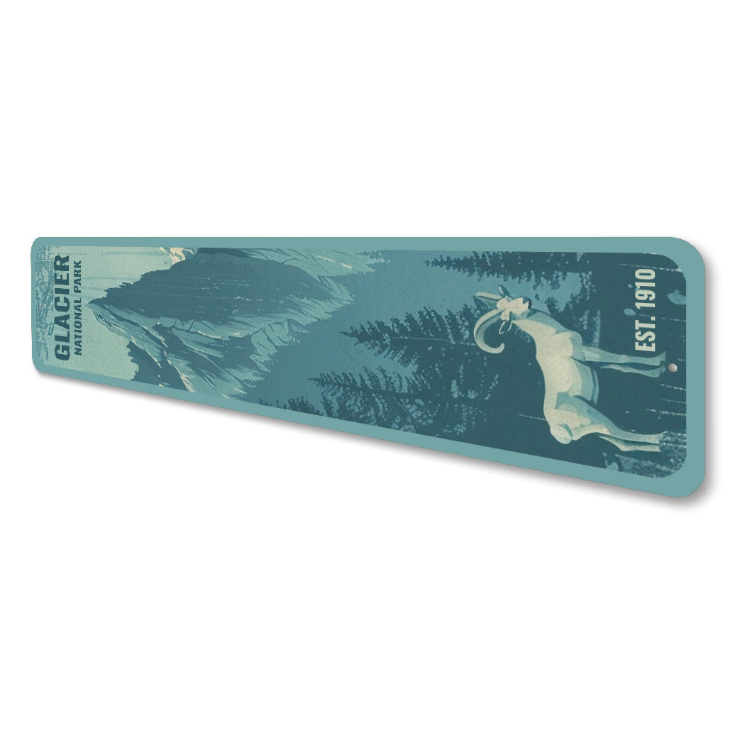 Glacier National Park Montana Sign