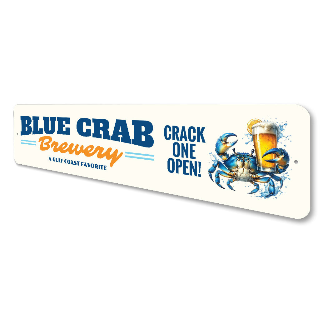 Blue Crab Brewery A Gulf Coast Favorite Sign