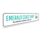 Emerald Coast Highway 30A Florida Scenic Route Sign