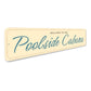 Welcome To Our Poolside Cabana Sign