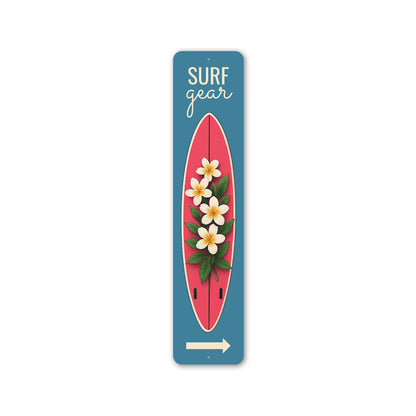 Surf Gear Surfboard Arrow Sign