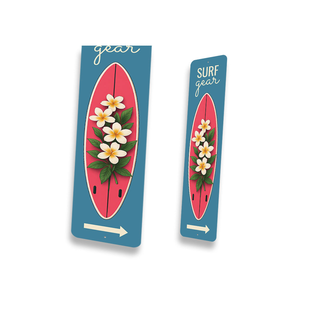 Surf Gear Surfboard Arrow Sign